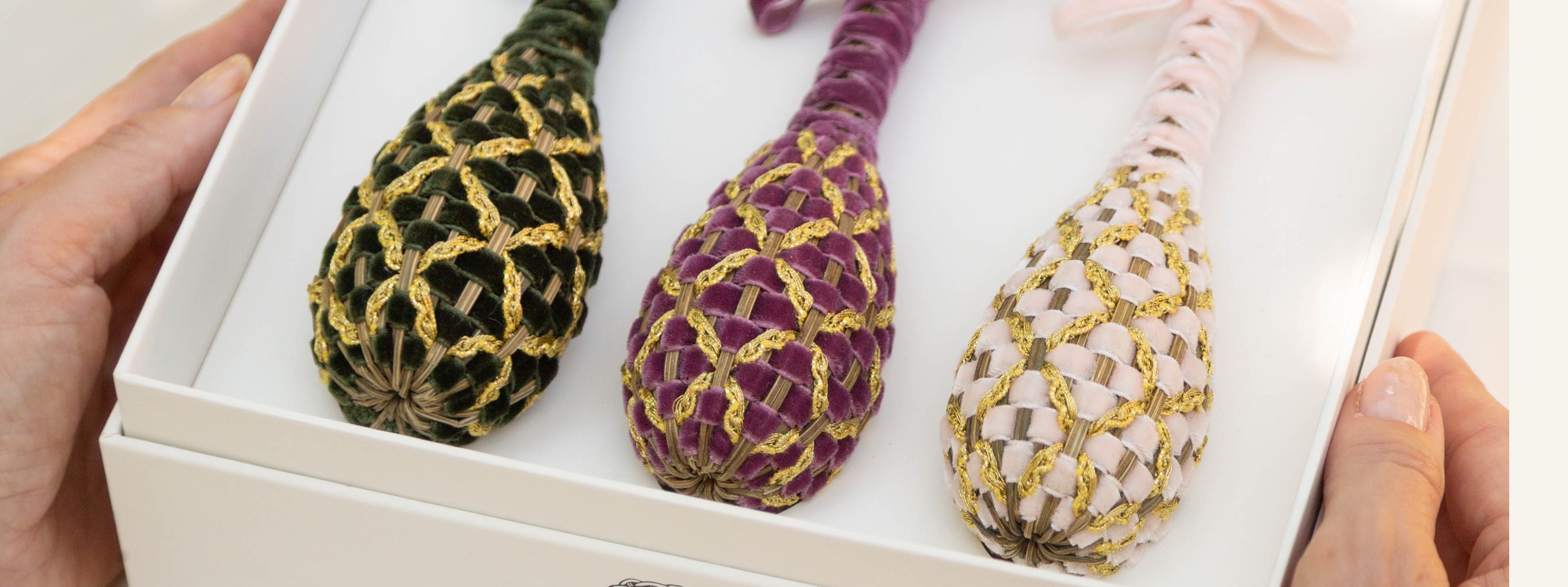 Fuseaux de lavande Pièces d'exception inspiration Fabergé