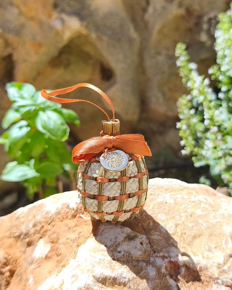 Boule de lavande Paille Terracotta Collection Capsule Soleil Tressé Franc 1884