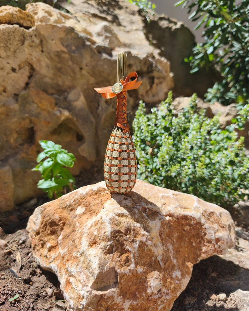 Fuseau de lavande Paille Terracotta Collection Soleil Tressé Franc 1884 Bendor