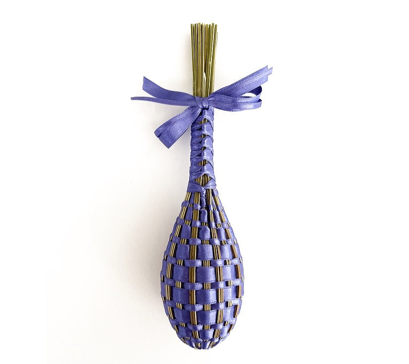 Fuseau de Lavande satin Lavande bleue