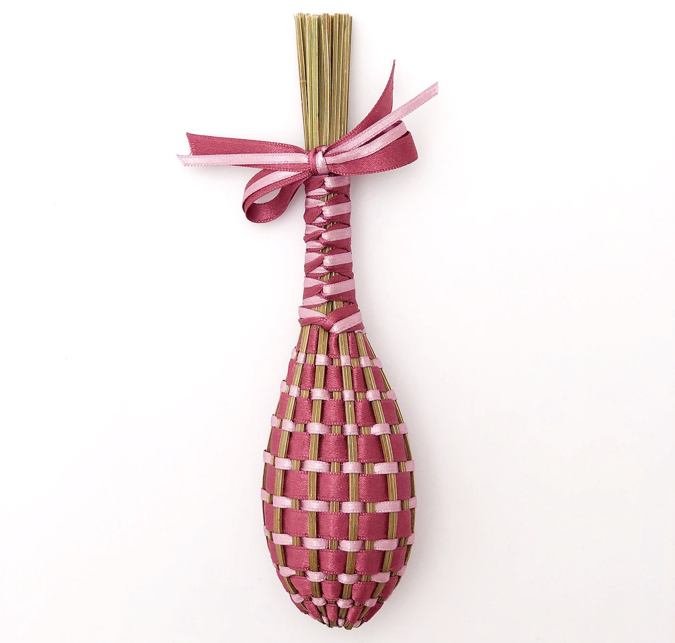 Fuseau de Lavande satin Prune & Prune clair