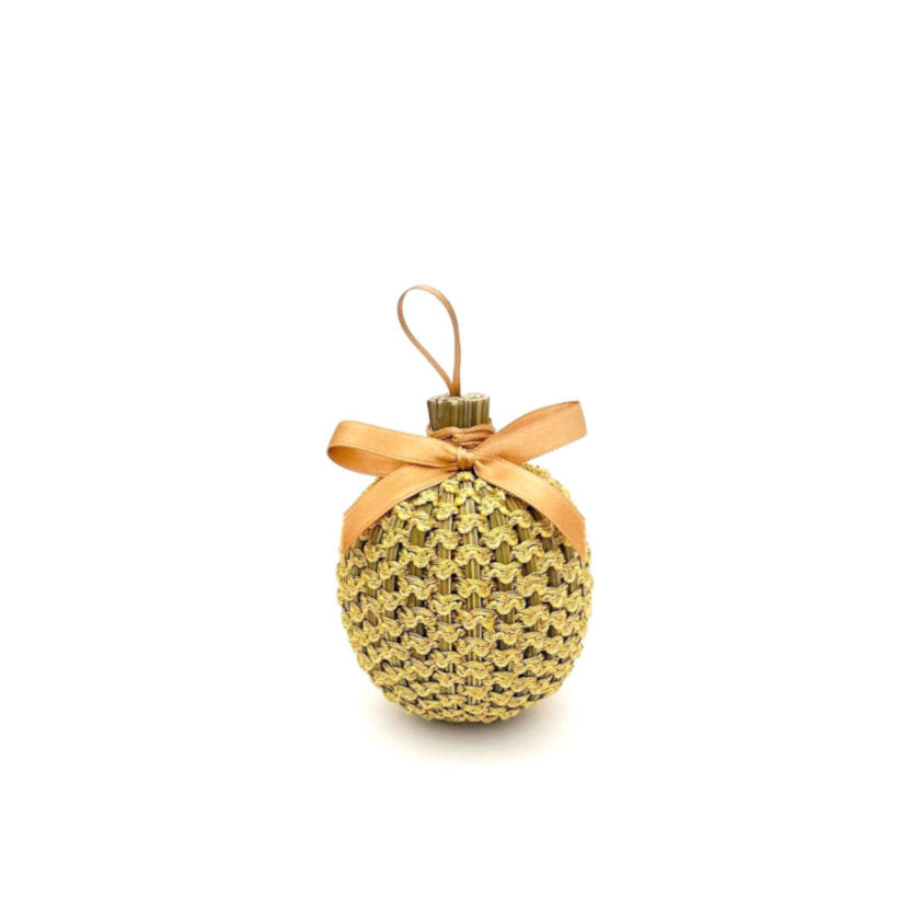Boule de Lavande 4cm vague Or & satin Or