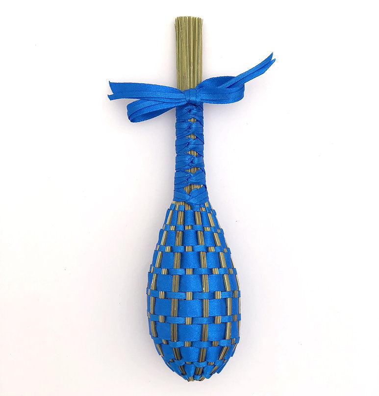 Fuseau de Lavande satin Bleu électrique