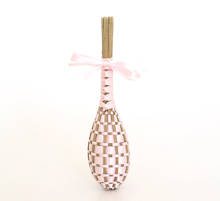 Fuseau de Lavande satin Rose pâle