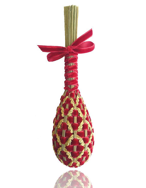 Fuseau de Lavande inspiration velours Fabergé Rouge & Or