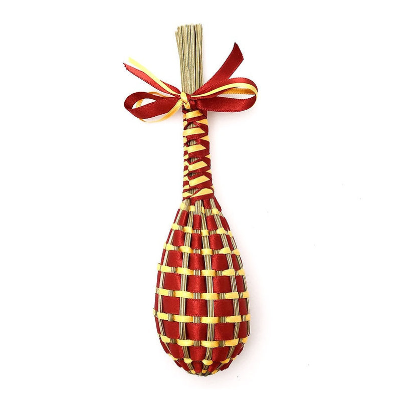 Fuseau de Lavande satin Rouille & Ocre jaune