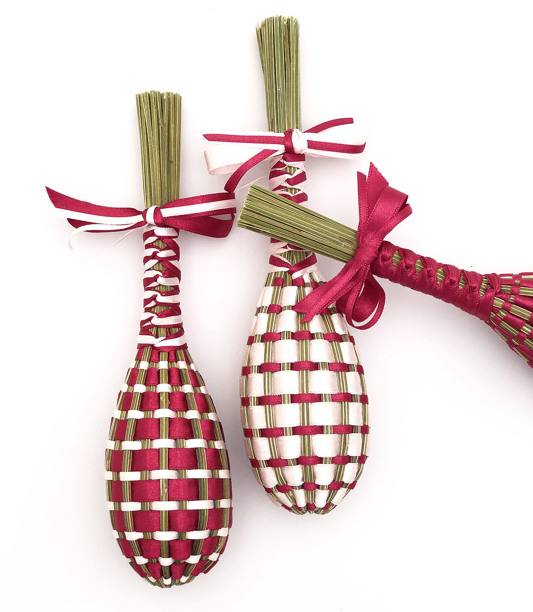 Fuseaux de Lavande Trio Fuchsia & Rose pâle